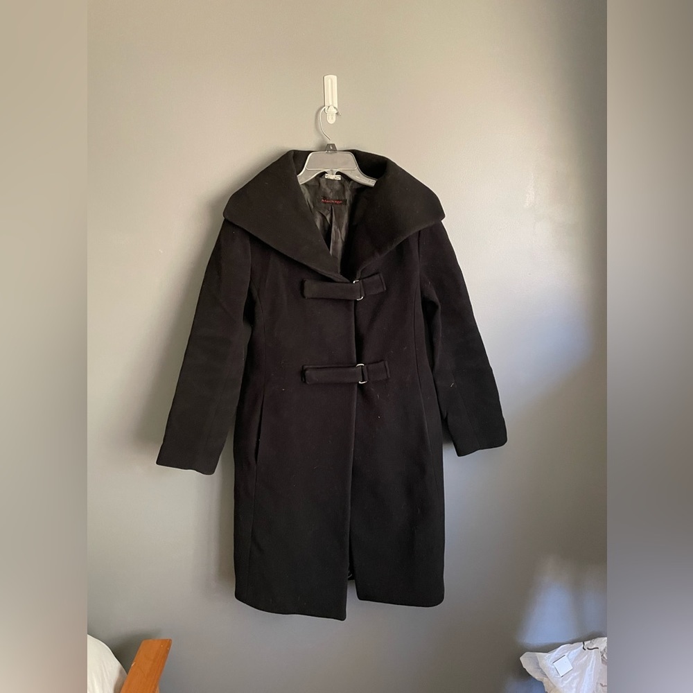 Mackage 100% Merino Wool Belted Coat Womens Size Large